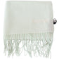 Elegant White Cashmere Scarf