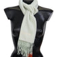 Elegant White Cashmere Scarf