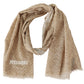 Elegant Wool Scarf with Signature Design