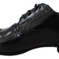 Elegant Black Leather Formal Derby Shoes