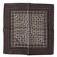 Elegant Silk Pocket Square in Rich Brown