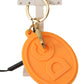 Stunning Orange Gold Keychain & Bag Charm