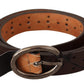 Elegance Redefined: Chic Brown Fashion Belt