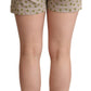 Chic Polka Dot Cotton Stretch Shorts