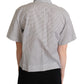 Elegant Polka Dot Cotton Polo Top