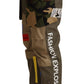 Chic Multicolor Patched Cargo Pants