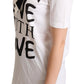 Chic Love Slogan Silk Cotton Tee