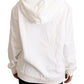 White L'Amore Motive Hooded Sweater