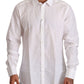 Elegant White Martini Fit Shirt