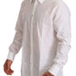 Elegant White Martini Fit Shirt