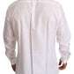 Elegant White Martini Fit Shirt