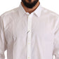 Elegant White Martini Fit Shirt