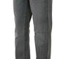 Chic Gray Mid Waist Straight Leg Jeans