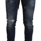 Elegant Dark Blue Skinny Jeans