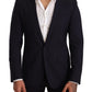 Elegant Navy Martini Blazer by Renowned Tailors