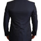 Elegant Blue Slim Fit Martini Blazer