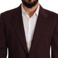 Elegant Indigo Slim Fit Blazer for Men