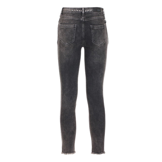 Elegant Black Denim Trousers