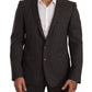 Elegant Gray Martini Woolen Suit Set