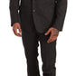 Elegant Gray Martini Woolen Suit Set