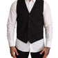 Elegant Black Formal Dress Vest