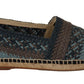 Elegant Woven Leather Espadrilles