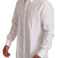 White Cotton Martini Fit Shirt