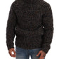 Elegant Speckled Turtleneck Wool-Blend Sweater