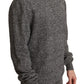 Elegant Gray Cashmere Turtleneck Sweater