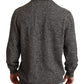 Elegant Gray Cashmere Turtleneck Sweater