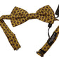 Elegant Yellow Silk Bow Tie