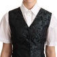 Enchanting Jacquard Floral Waistcoat