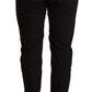 Elegant Black Baggy Cotton Pants