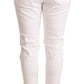 Elegant Slim Fit White Skinny Pants