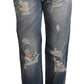 Authentic Mid Waist Baggy Denim Jeans