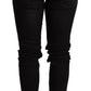 Chic Black Low Waist Skinny Denim