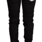 Sleek Black Wash Skinny Jeans