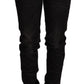 Sleek Black Wash Skinny Jeans