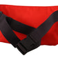 Elegant Large Bum Belt Bag in Red and Black