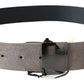 Classic Brown Leather Adjustable Belt