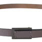 Elegant Brown Leather Fashion Belt