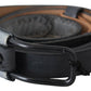 Elegant Black Braided Leather Belt