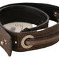 Elegant Brown Leather Fashion Belt