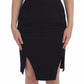 Elegant Sheath Black Dress for Formal Occasions