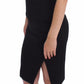 Elegant Sheath Black Dress for Formal Occasions