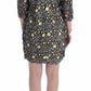 Elegant Multicolor Sheath Dress with Artful Design