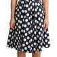 Polka Dot Sleeveless A-Line Dress