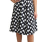 Polka Dot Sleeveless A-Line Dress