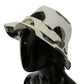 Polka Dot Cotton Bucket Hat - White & Black