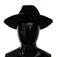 Black Lapin Amor Gignit Wide Brim Panama Hat
